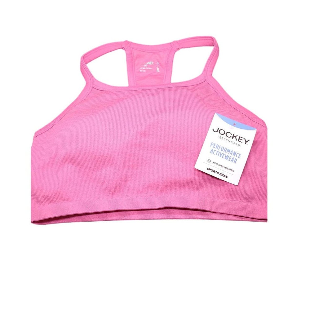 Jockey Moisture Wicking Sports Bra Pink